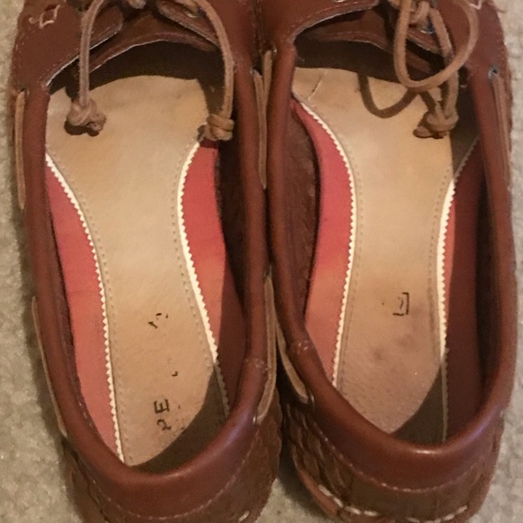 Sperry leather boat shoes sized 9 - Picture 4 of 7